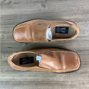 London Underground Philip Dress Shoes Men's Leather Loafers Slip On Shoes Sz 10